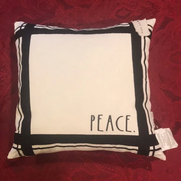 Rae Dunn Peace Pillow - Picture 5 of 5